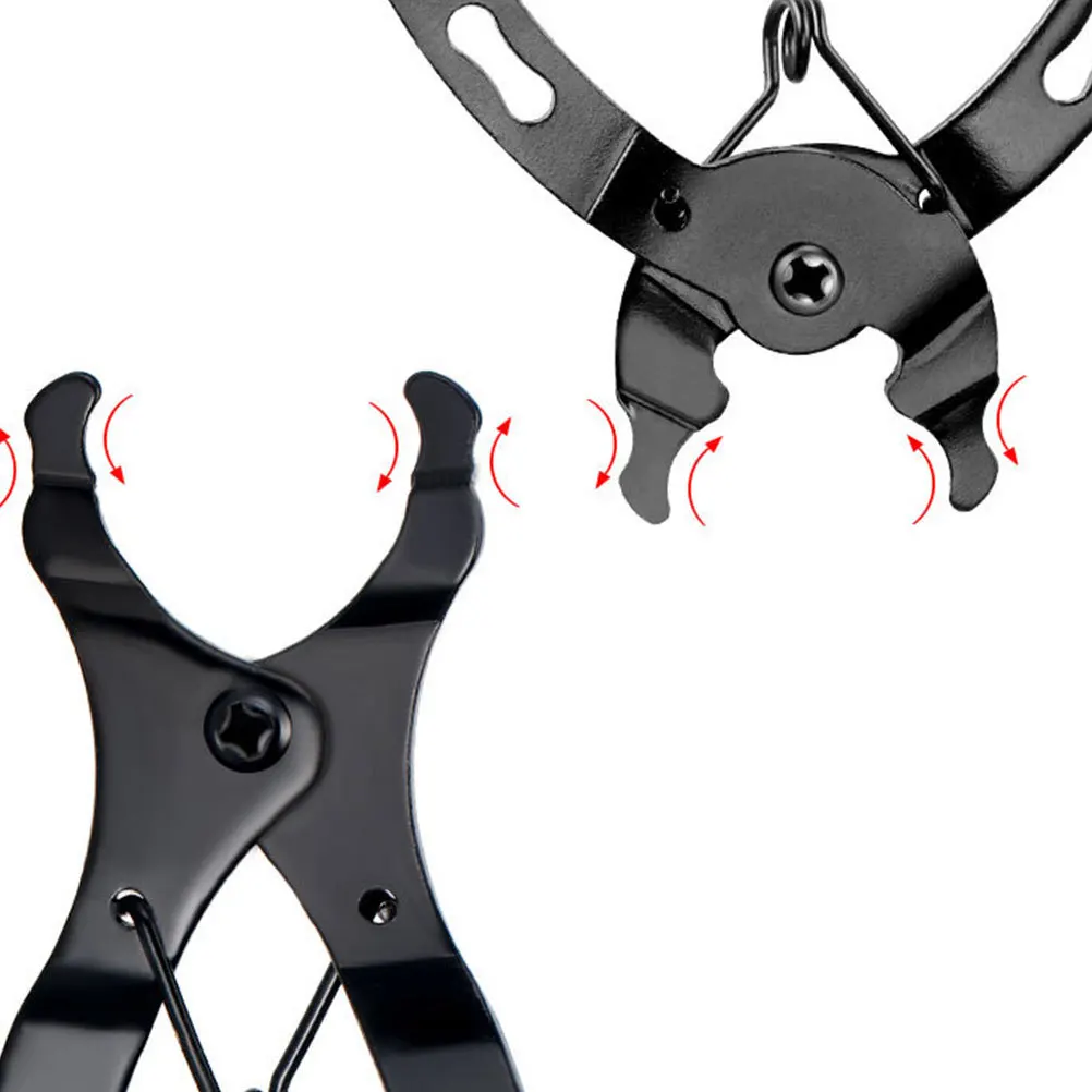 

Black Style A Chain Disassembly Wrench Durable Steel Material Ergonomic Handle Compact Portable Design Bike Repairing