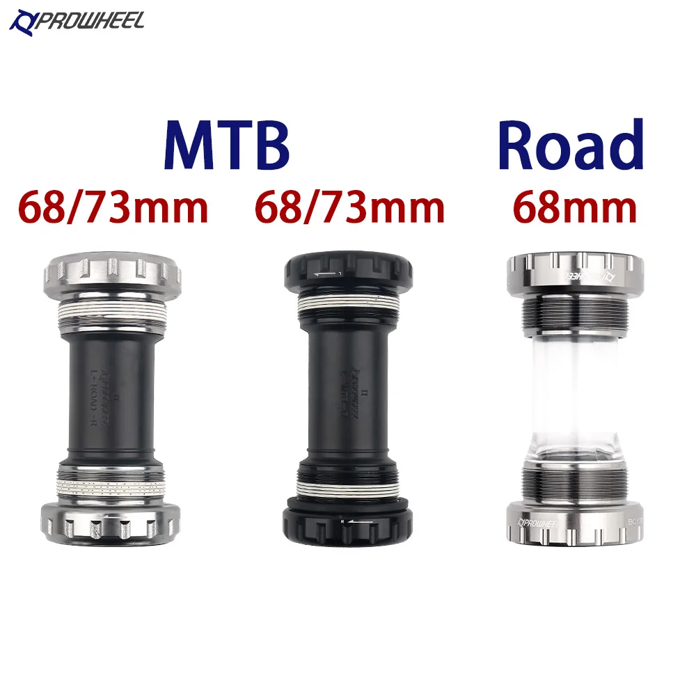 Prowheel Mountain Bike Bottom Bracket BB73+ Road Bike Central Movement BB68 BSA Thread Bicycle Bottom Holder for Shimano