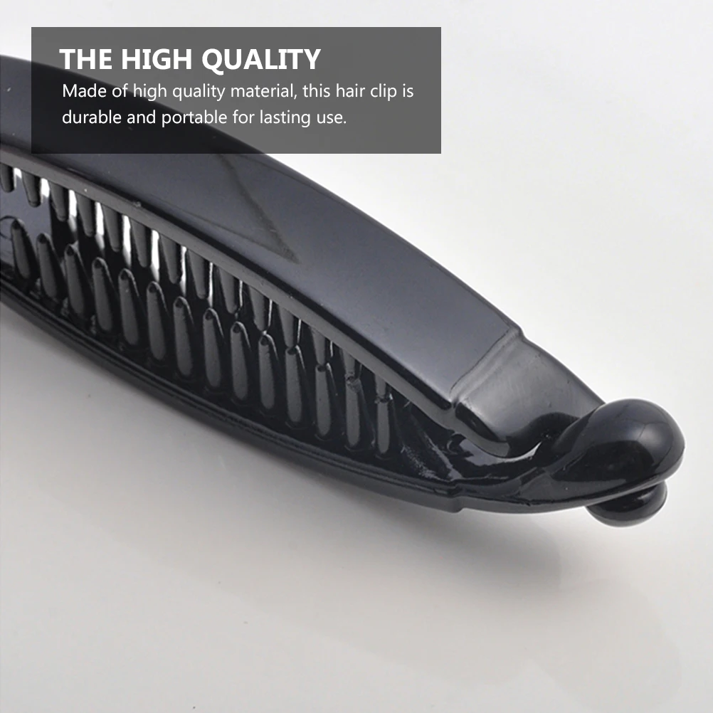 

6Pcs Non-Slip Hair Clip Banana Shape Vertical Clip for Women Anti-Slip Horsetail Clamp Stylish Compact Long-Lasting Headdress