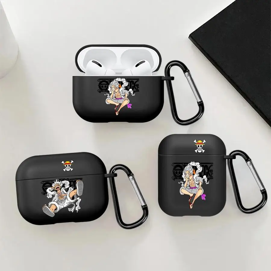 Funda Genial de One Piece Luffy para Airpods 3 Pro Pro3 2 Pro2 4 1, Fundas Protectoras para Auriculares