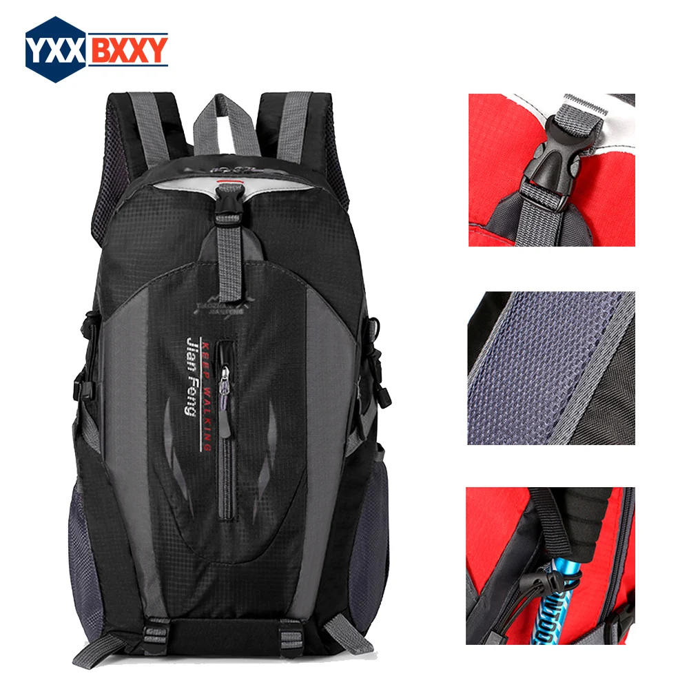 1PCS Hiking Backpack 40L,Waterproof Hiking Backpack,Large Camping Bag Outdoor Sport Travel Daypack Travel Backpack for Women Men