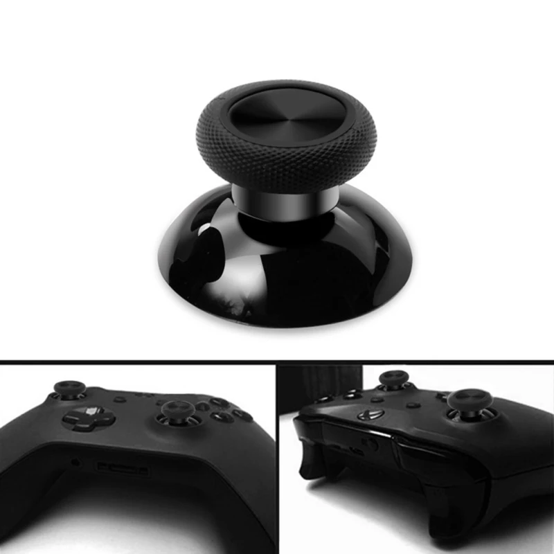 for Xbox One Controller Gamepad Mushroom Replace Black New 10Pcs Replacement Analog Joystick Repair Part Thumbstick Thumb Stick