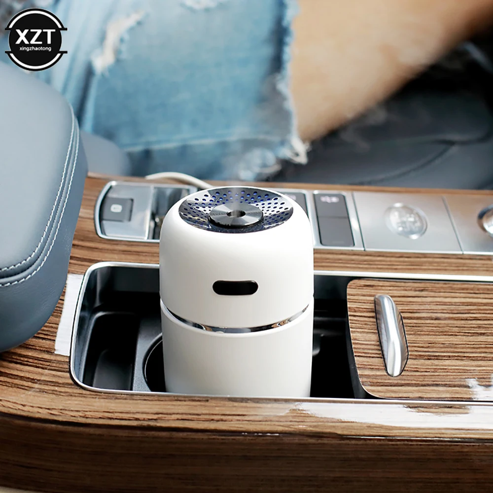 200ml Car USB Mini Air Humidifier Car Aromatic Essential Oil Diffuser Home Creative Portable Large Capacity USB Fogger with LED