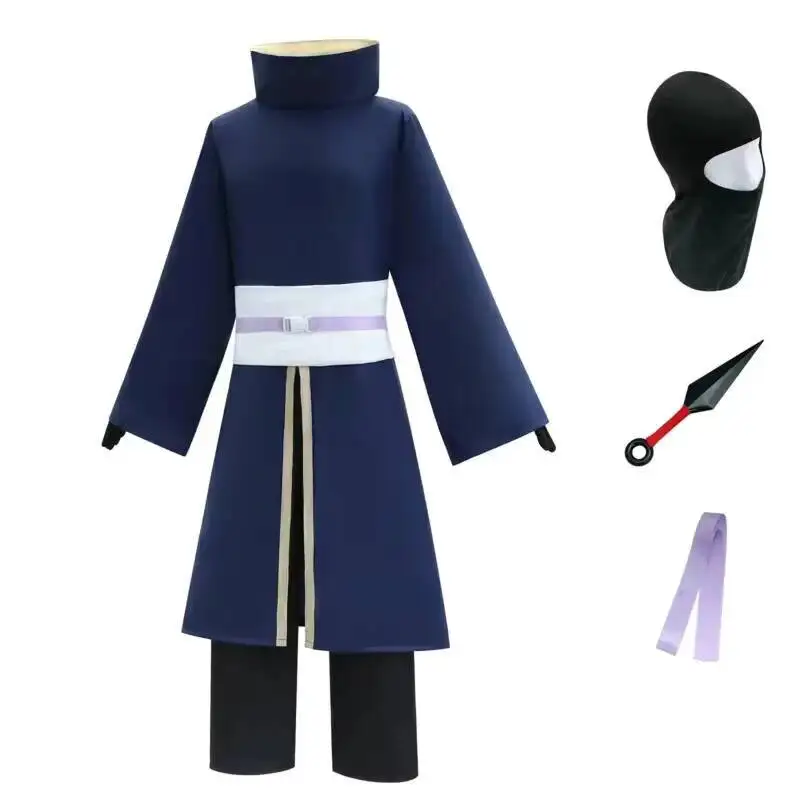 

Singxeng Anime Tobi Uchiha Cosplay Costume Obito Carnival Halloween Outfit Ninja Clothing Mask Suit Customize