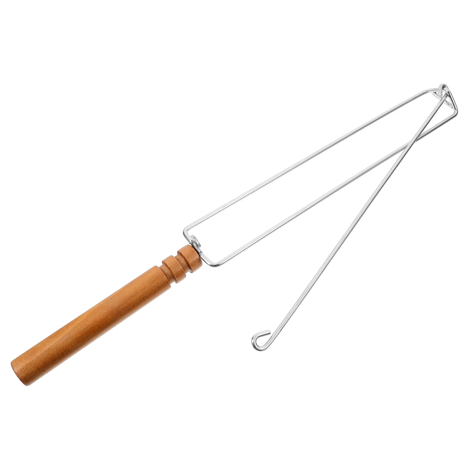 

Folding Grill Bbq Wing Holder Stainless Steel Chicken Legs Drumstick Rack Barbecue Fork Grilling Tool Metal Skewers Camping