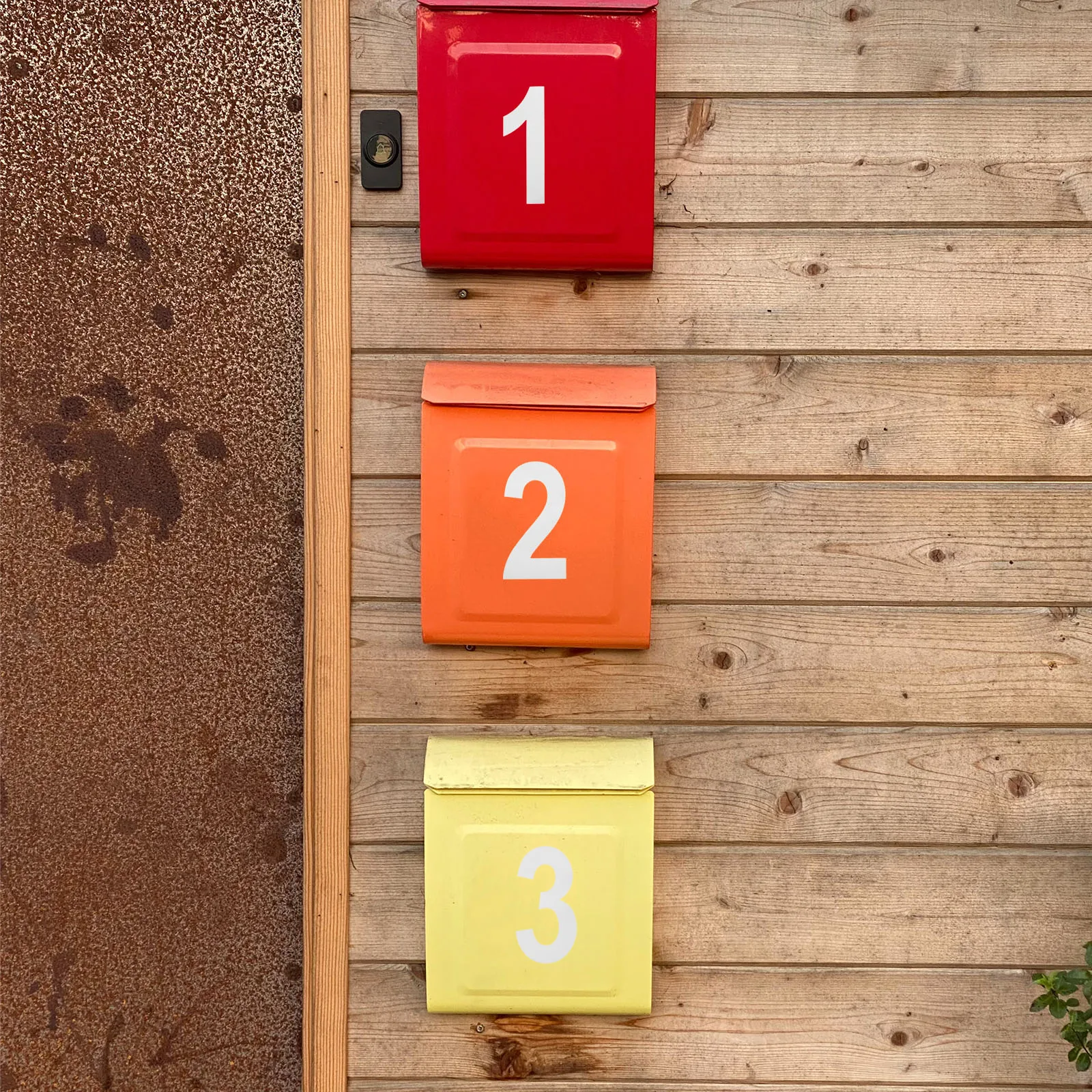 

5 Sets Reflective Mailbox Numbers Stickers Waterproof SelfAdhesive Decal For Outdoor House Address Sign