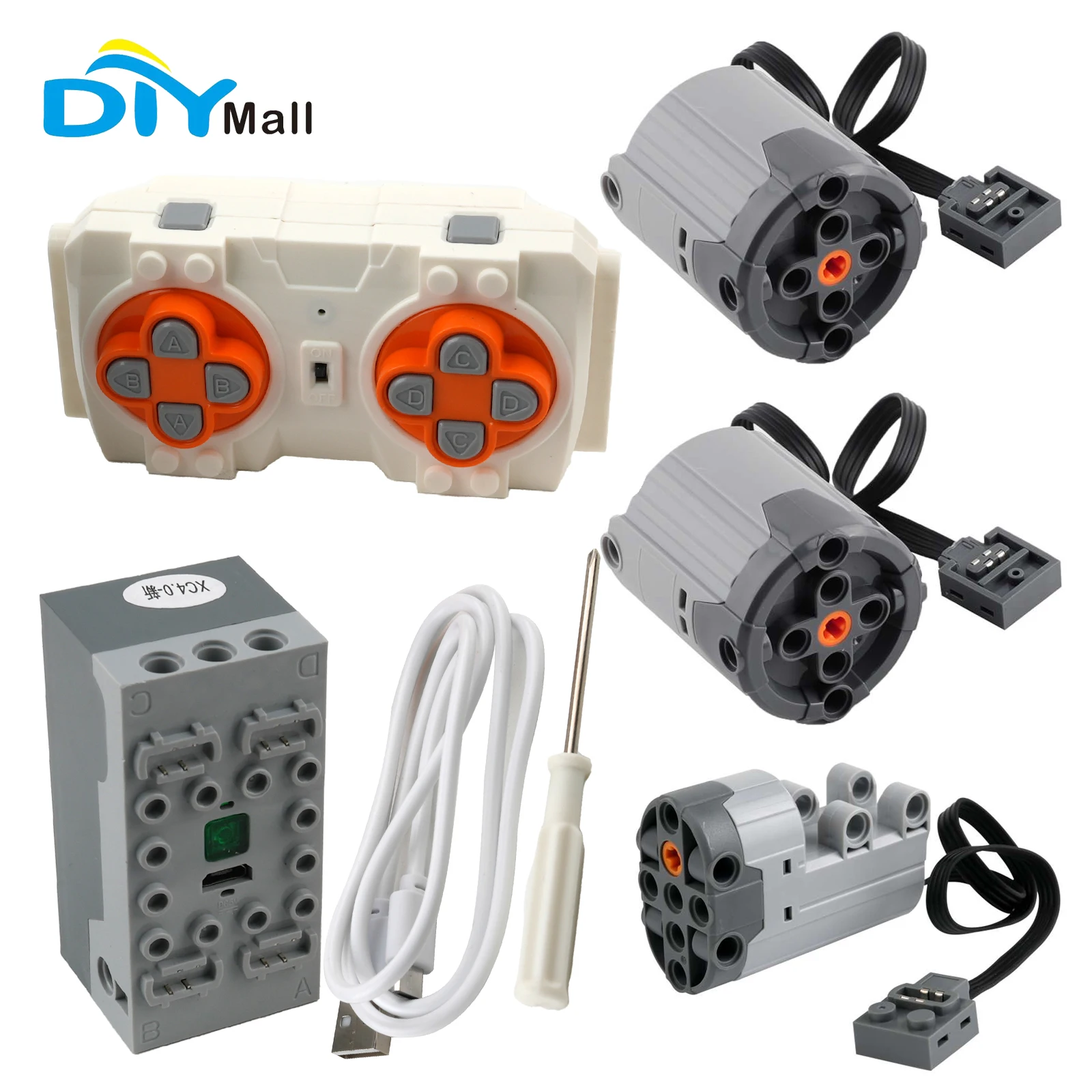 RSR Porsche 20097 Electric Building Blocks Power Kit with APP/2.4G Remote Control Compatible for All Brands