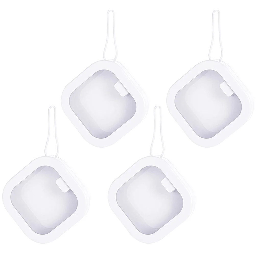 

4Pcs Beauty Organizer Case Sturdy Scrunchies Storage for Hair Ties Clips Jewelry Rings Watch Collection Desktop Organizer Travel