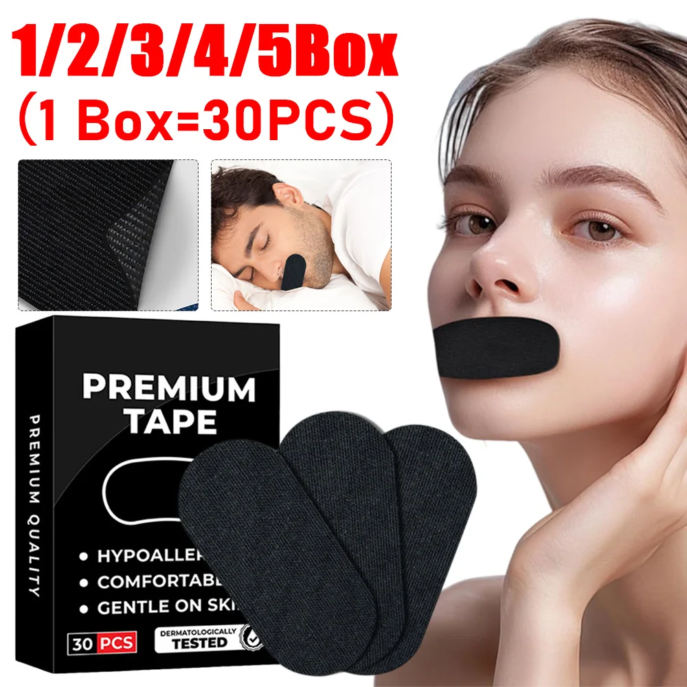 

30/60/90/150Pcs Mouth Tape Sleeping Keep Mouth Close Prevent Snoring Gentle Sleep Strip for Home Travel Mouth Tape Mouth Tape