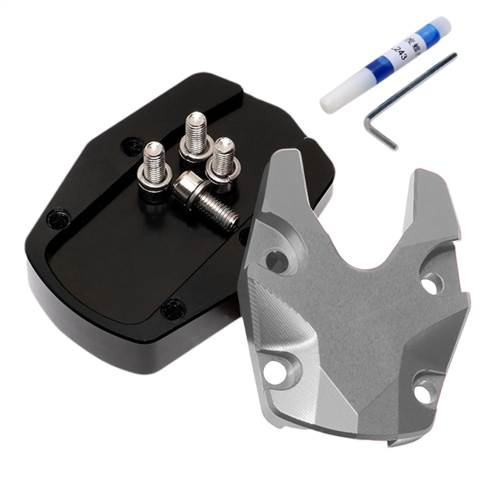 

Kick Stand Plate Foot Plate Base Accessories For Motorcycle Anti Sinking Plate Support Accessory Motorcycle Kickstand Foot Plate