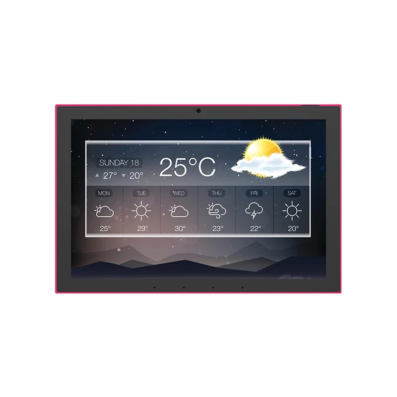 10.1 inch android smart home control panel with touch screen, 4GB RAM, wifi 6, RJ45, PoE,RS232, RS48, software not included.