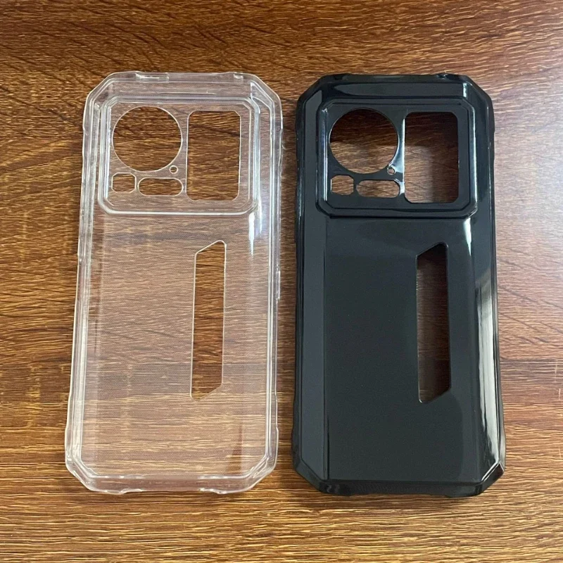 Etui na telefon Hotwav Hyper 7 Pro Soft TPU do HOTWAV Hyper7 HYPER 7pro Clear Black Cover Silicone Protective Coque Back Shell