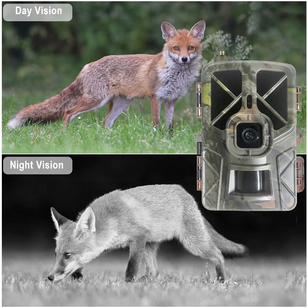 HC-935Pro 2K Outdoor 4G APP Hunting Camera Wireless 30MP Trail and Game Camera Infrared Night Vision Wildlife Animal Scouting
