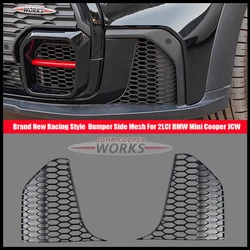 Brand New Racing Style Dust Proof High Quality ABS Bumper Side Mesh For BMW 2LCI Mini Cooper JCW F55 F56 F57 (1set/2pcs)