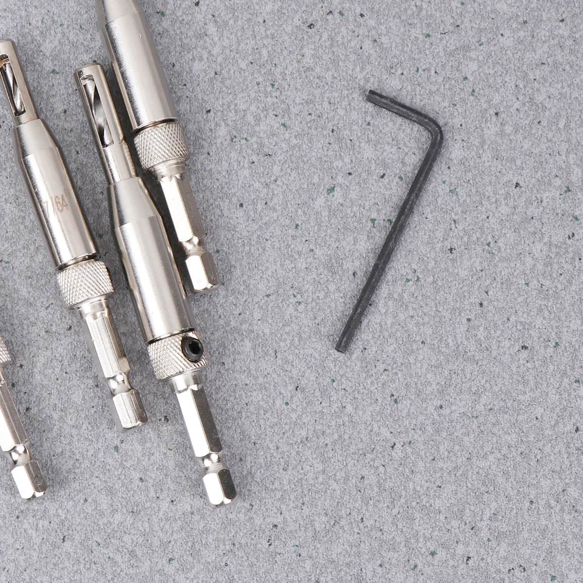 

Durable Hex Shank Countersink Drill Bits Hss Set Wood Fiberboard Plywood Plastic Particle Board Reaming Deburring DIY