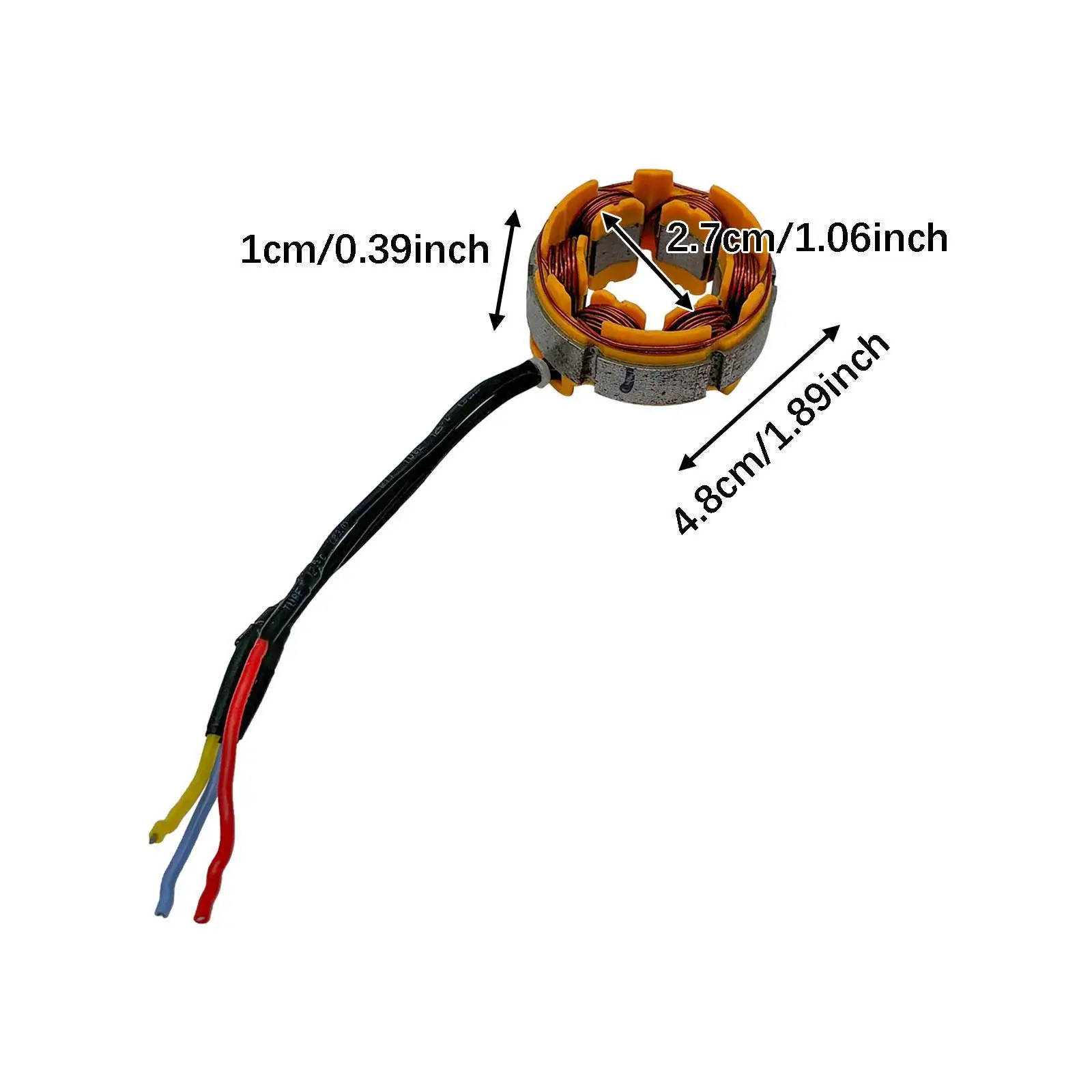 Professional Portable Stator Coil Compact Lightweight Brushless Drill Motor Upgrade Easy Install for 16.8V 21V Electric Drill