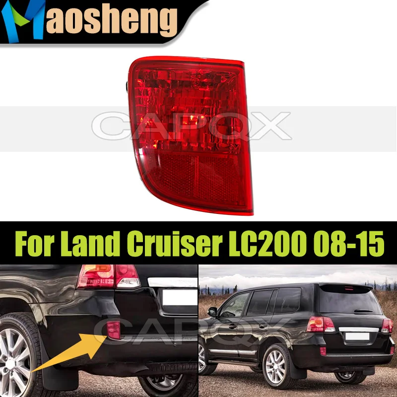 

Задний бампер автомобиля, противотуманная фара, отражатель света для Toyota Land Cruiser LC200 5700 4000 2008-2015/Lexus LX570 2008-2011