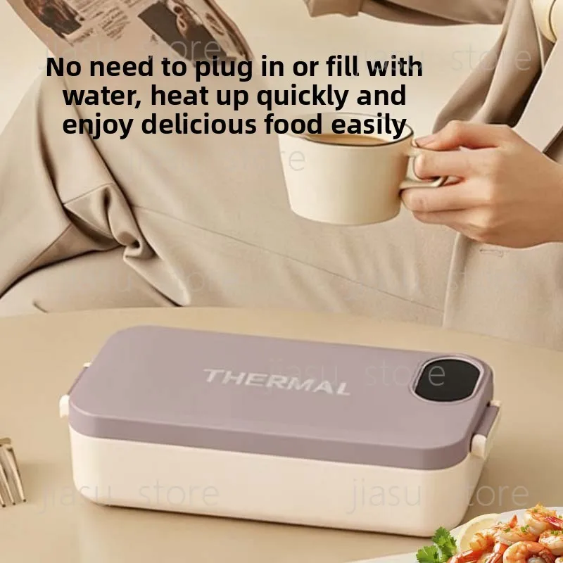 Office Workers Lunch Box Students Free of Water Insulation Heating Bento Box Electric Heating Lunch Box Charging