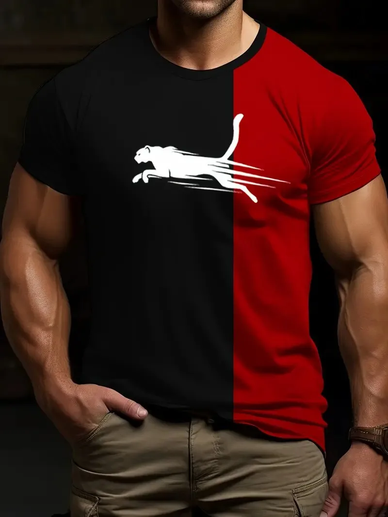 

Casual fashion trend, street wear, breathable and comfortable T-shirt, plus size loose round neck design comfortable shirts