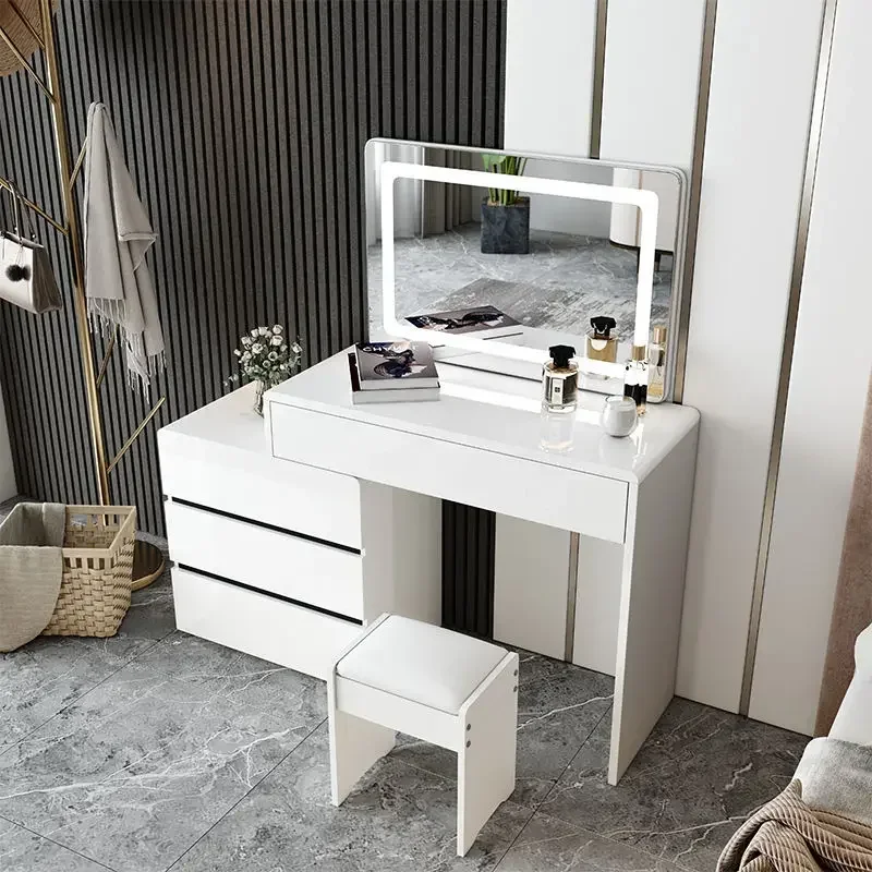 

Nightstand Makeup Table Furniture Vanity Table Drawers Chest Drawers Mirrored Dresser Bedroom Modern Dresser Luxury Furniture