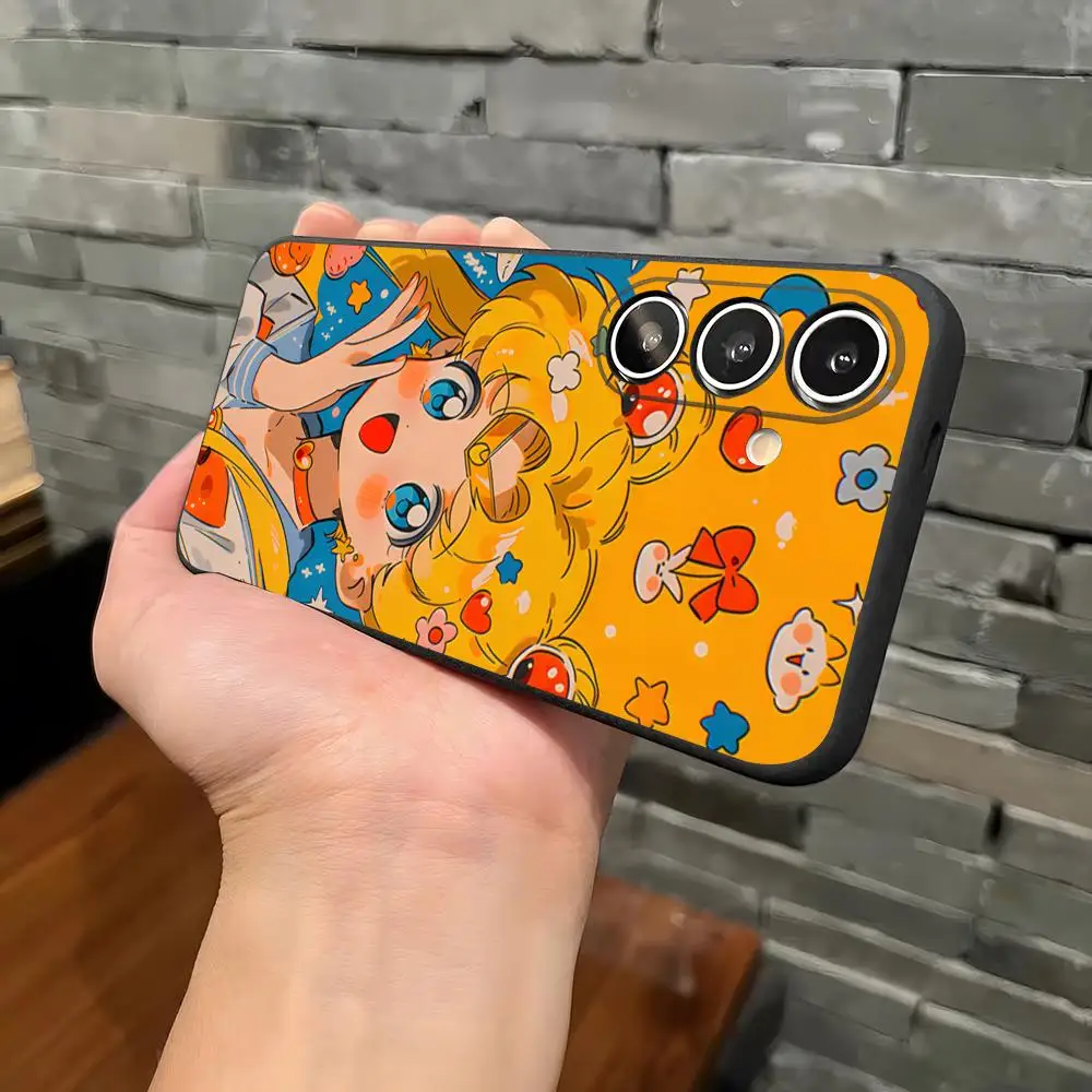 Anime S-Sailor-M-Moon Phone Case For Samsung S26 S25 Plus S20 S20 Plus S22 Ultra S23 FE S21 Plus S21 Ultra Soft Cover