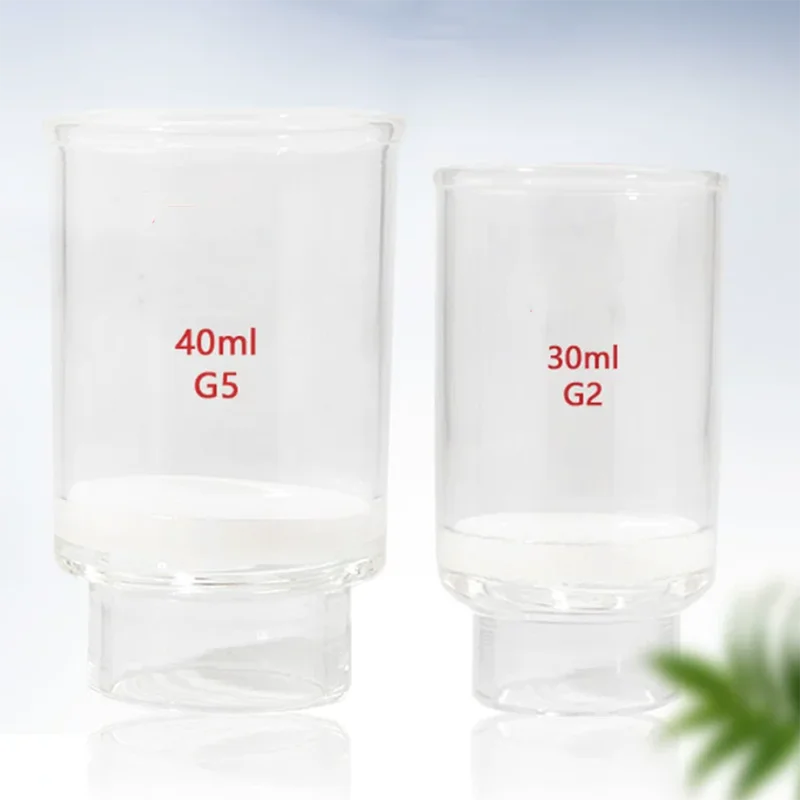 Sand core crucible 30ml40ml50ml60ml100mlG1 G2 G3 G4 G5 crucible filter laboratory sand core crucible