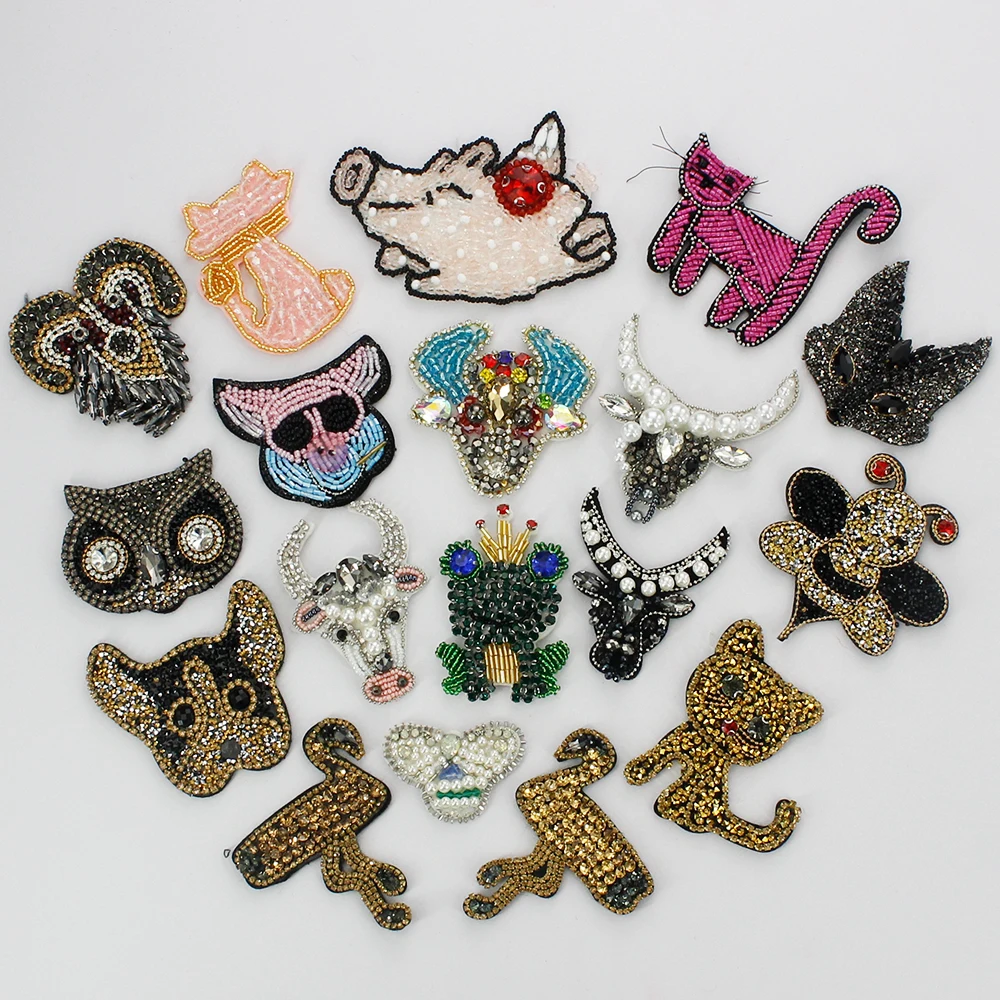 2PCS Handmade Rhine…