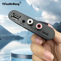 Receptor de Audio NFC Compatible con Bluetooth 5,2, disco U RCA, 3,5mm, AUX, USB, adaptador inalámbrico de música estéreo, llamadas manos libres para coche