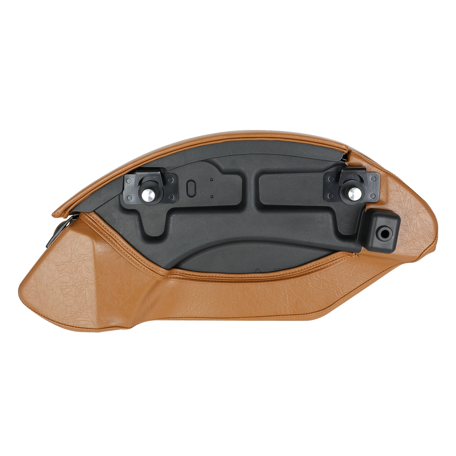 Fit For Indian Scout/Sixty ABS/100th Anniversary 2015-2024 Motorcycle Release ‎Rigid Saddlebags Brown Side Box And Mounting Kit
