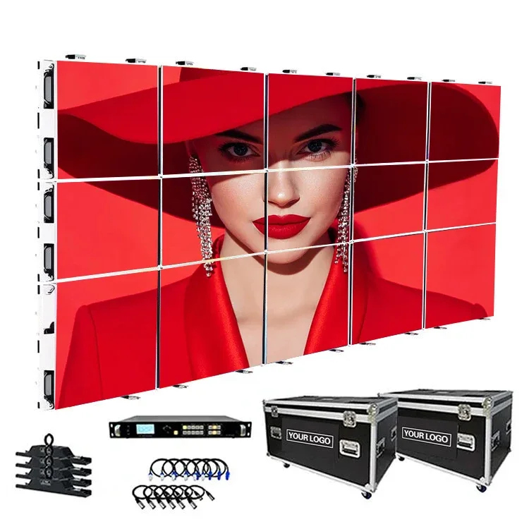 

BOTAI LED Video Wall Indoor Outdoor Capacitive P3.91 LED Screen Panel Rental Events Stage Background LED Display Screen