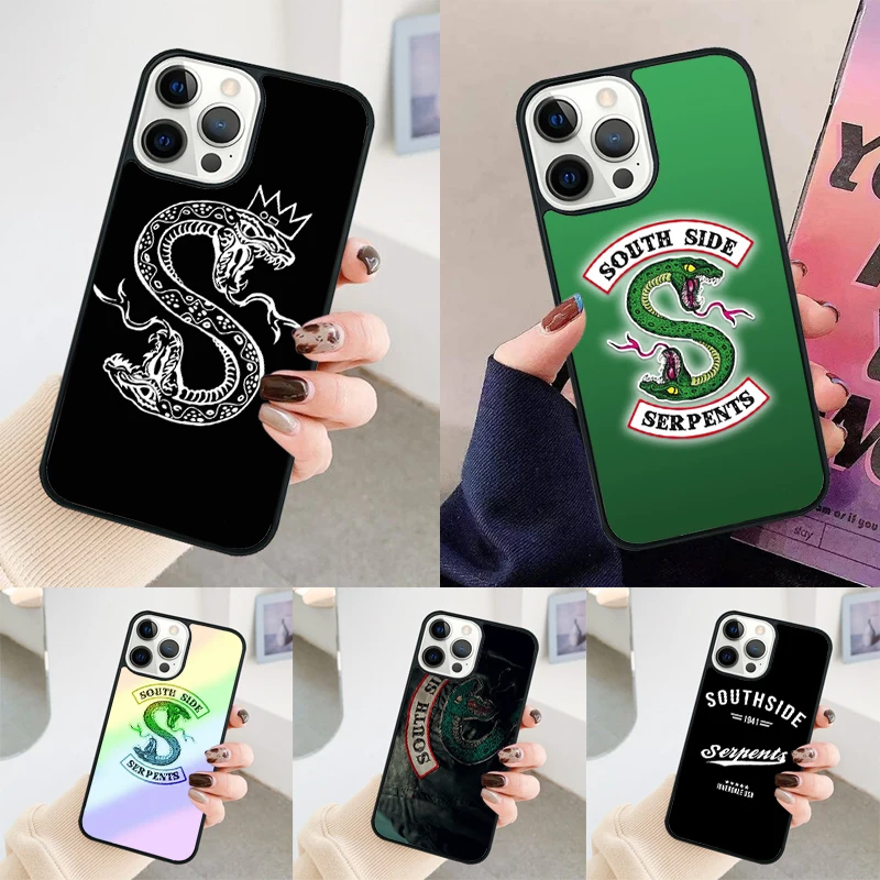 Riverdale TV South Side Serpents phone case Cover For iPhone 14 15 16 Pro Max SE 2020 coque For apple 11 12 13 Pro 8 Plus