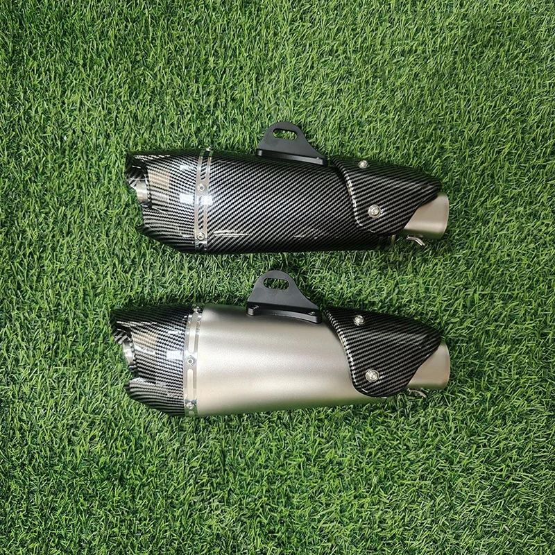 

For R3 NINJA400 MT-09 CBR500 Z1000 S1000RR Exhaust Motorcycle Alpha Carbon DB Killer Muffler Escape Link Pipe