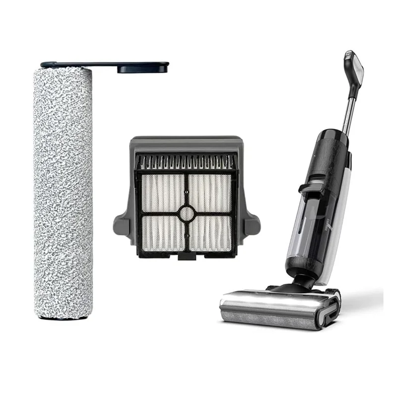 Kit di pezzi di ricambio per filtro HEPA con spazzola a rullo per accessori per aspirapolvere senza fili Tineco Floor ONE S7/Floor One S7pro/3.0 - [Qahk]