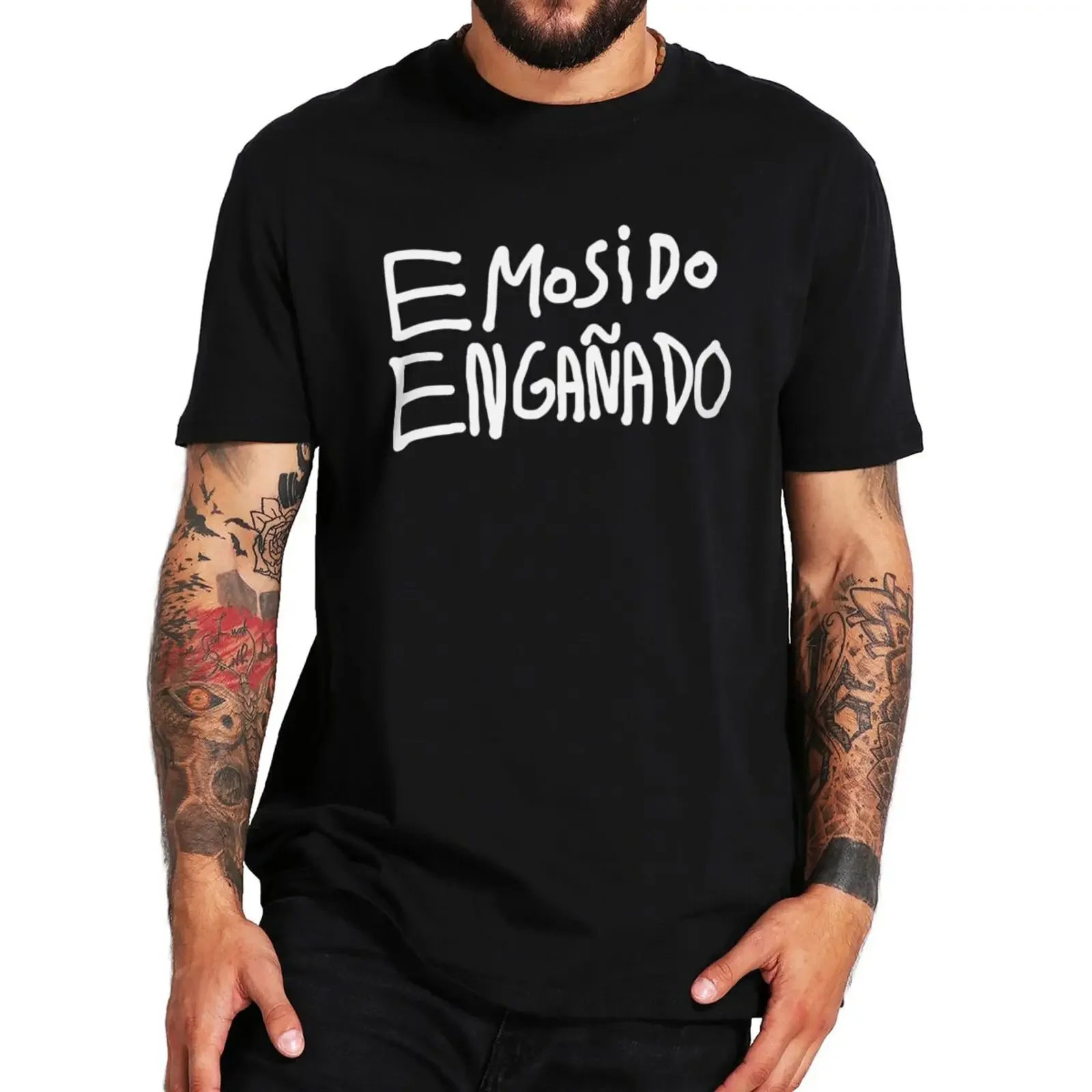 Emosido Enganado Meme T Shirt Funny Slang Spanish Humor Camiseta 100% Cotton Soft Unisex Casual T-shirt EU Size