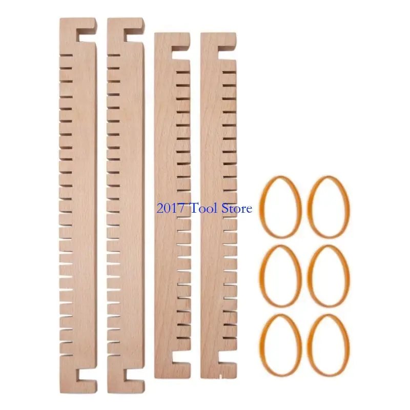 

K92A 3 в 1 ткацкие наборы Практические деревянные рамы вырисовывают деревянные вязание ручной работы ручной работы для взрослых