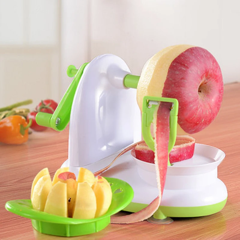 1pc Quick Peel Fruit Peeler Hand Crank Apple Peeler Automatic Pear Peeler Scraper Paring Knife Peeler Knife