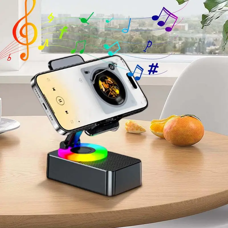 

Induction Speaker For Mobile Phone Portable Induction Cell Phone Stand Speakers Non-Slip Design Music Supplies For Almost Any