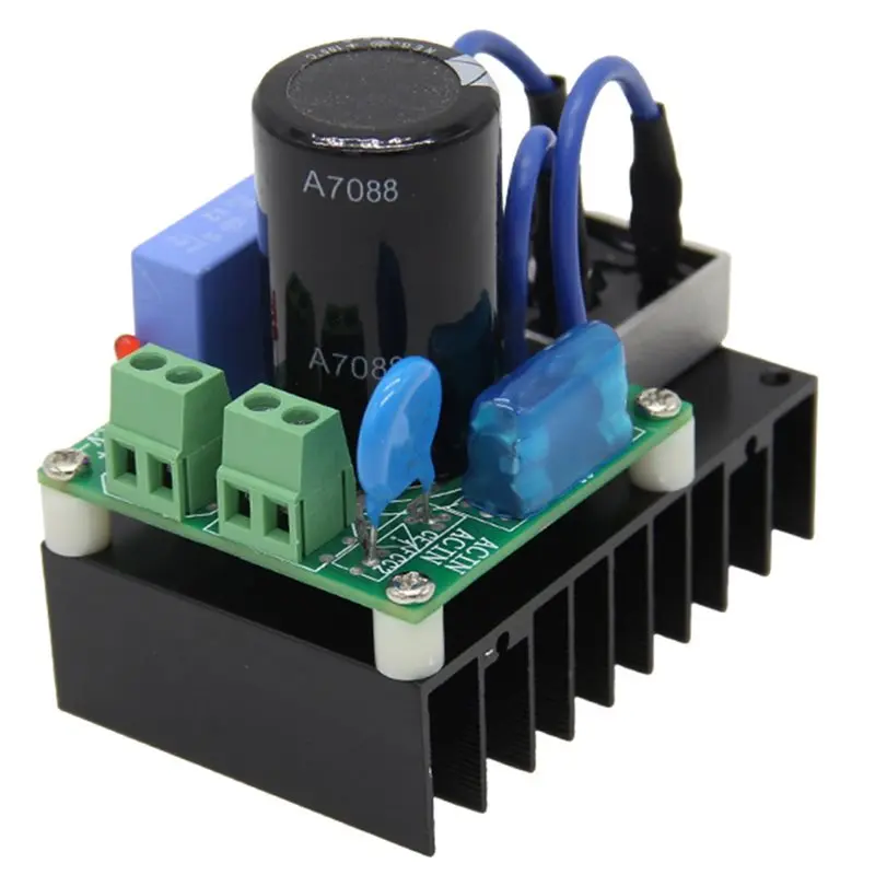 VEHO-220UF/450V 0-220VAC To 0-311VDC Multiple Rectifier Board 10A Multi-Protection Rectifier Module AC To DC Converter