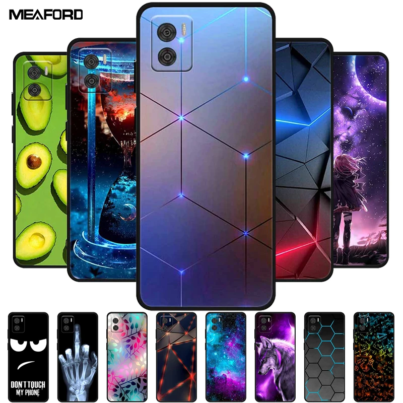 For Moto E22 Cases E22i 4G Fashion Soft TPU Silicone Back Cover for Motorola Moto E22i Phone Case Para Coque Bumper MotoE22 E 22