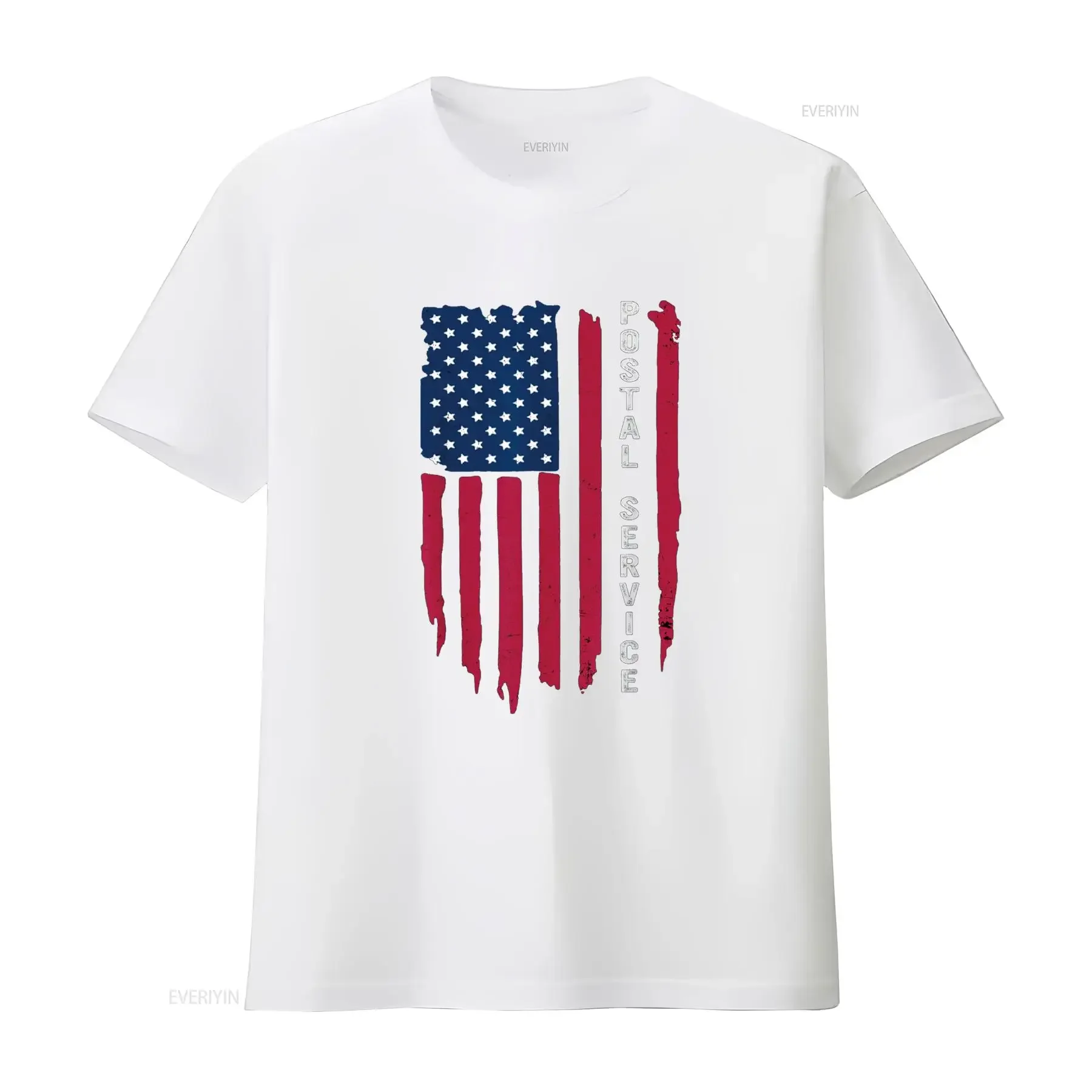 تي شيرت للخدمة البريدية الأمريكية يوم الذكرى فخور عامل ساعي البريد تي شيرت عتيق مغسول للجنسين متعدد الاستخدامات ناعم ومسامي ومريح #4