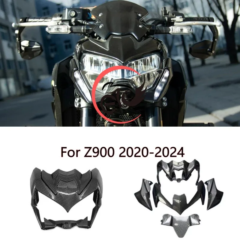 

For KAWASAKI Z900 2020 2021 2022 Front Nose Fairing Headlight Shroud Cover Front Face Shell For Kawasaki Z 900 Headlight Fairing