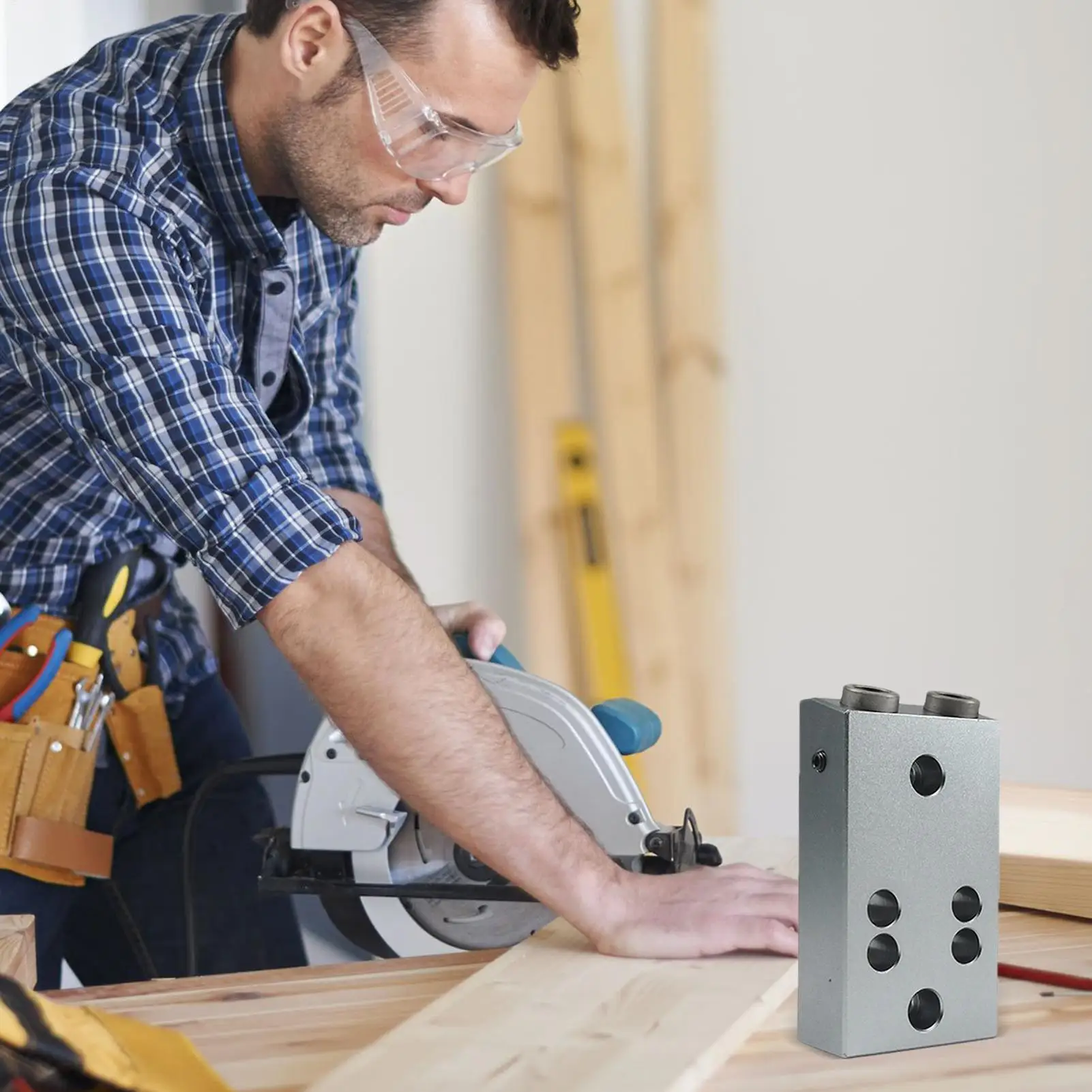 Drill Jig For Straight Holes Metal Stable Professional Woodworking Tools Wood Working Tools Accessories For Wood Carpentry