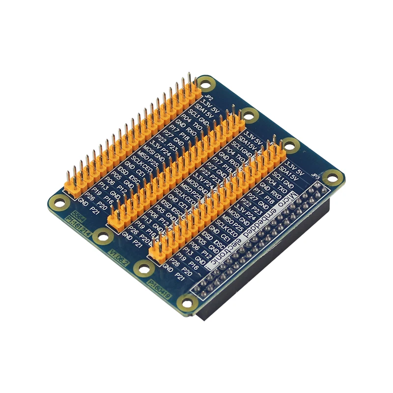 Dla Raspberry Pi 4 Model B 3x40 Pin moduł rozszerzeń GPIO 1 do 3 moduł GPIO dla Orange Pi dla Raspberry Pi 4B/3B +/3B