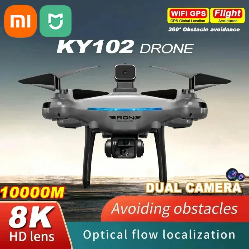 Xiaomi Mijia KY102 Drone 8K Profesional Dual-Camera Aerial Photography 360 Obstacle Avoidance Optical Flow Four-Axis RC Aircraft