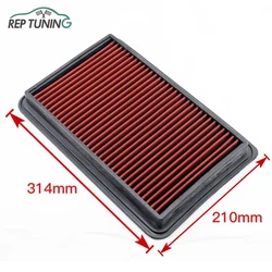 Car High Flow Performance Air Filter Fits For Mazda 2 3 Axela Demio 1.3L 1.5L 1.6L Ford New Fiesta 1.3 1.5L Washable Cold Intake