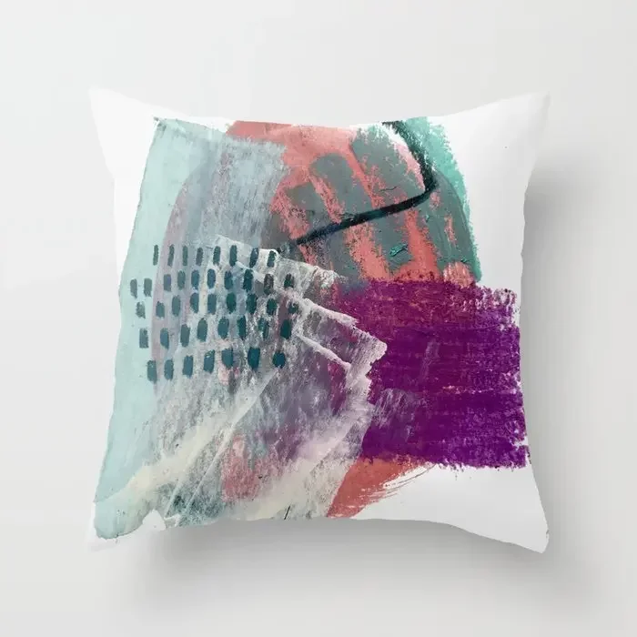 Graffiti painting home decor pillowcase polyester sofa car throw pillowcase square cushion cover 40 45 50 60cm