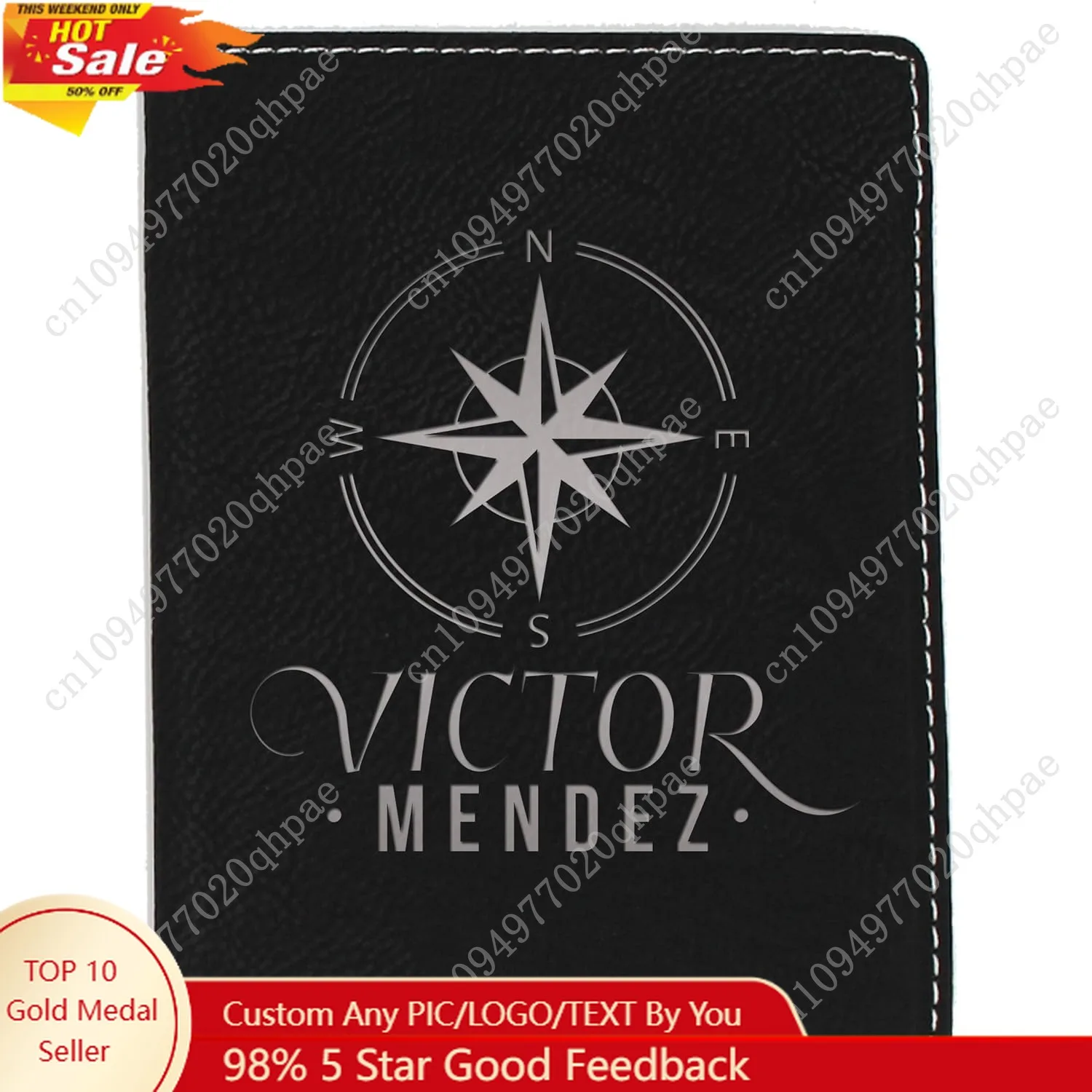 

My Personal Memories Custom Passport Case - Engraved Travel Ideas for Men Women Him Her - Personalized