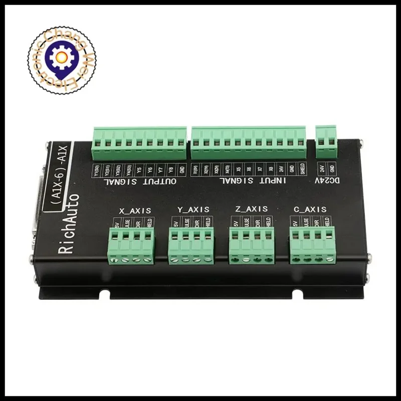 RichAuto DSP CNC kontroler A11E/A18E 3/4 osiowy kontroler ruchu pilot do grawerowania i cięcia CNC wersja angielska 75W mocy