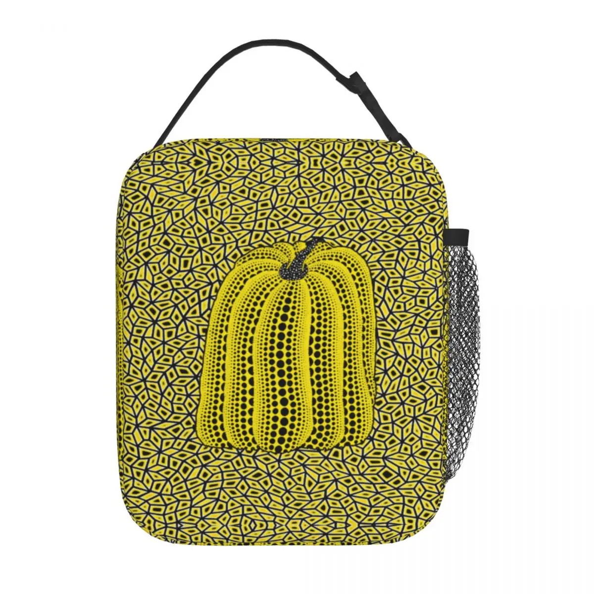 

Yayoi Kusama Dots Pumpkin Infinite Nets Thermal Insulated Lunch Bag for Picnic Portable Food Bag Cooler Thermal Lunch Boxes