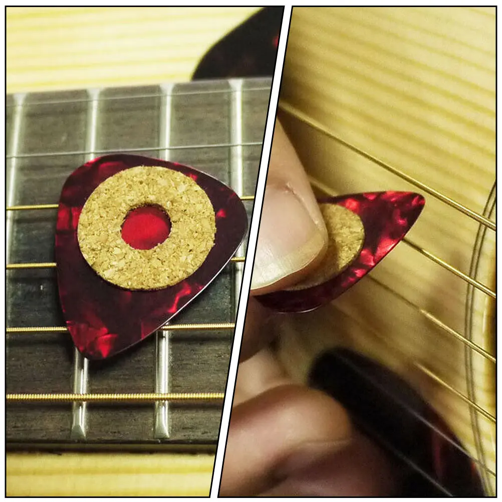 

20 Pcs Non-slip Anti-slip Gasket Light Cork Accessories Acoustic Guitar Pickguard